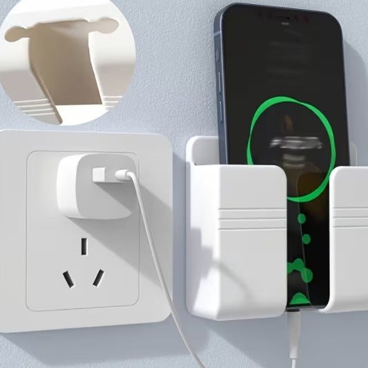 Wall-Mounted Phone Holder – No Drilling, Strong Adhesive
